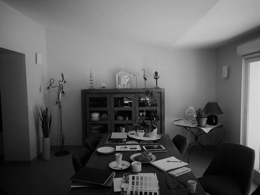 Séjour avant reprise déco