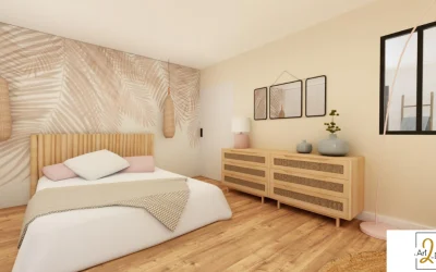 Chambre parentale à Forcalquier