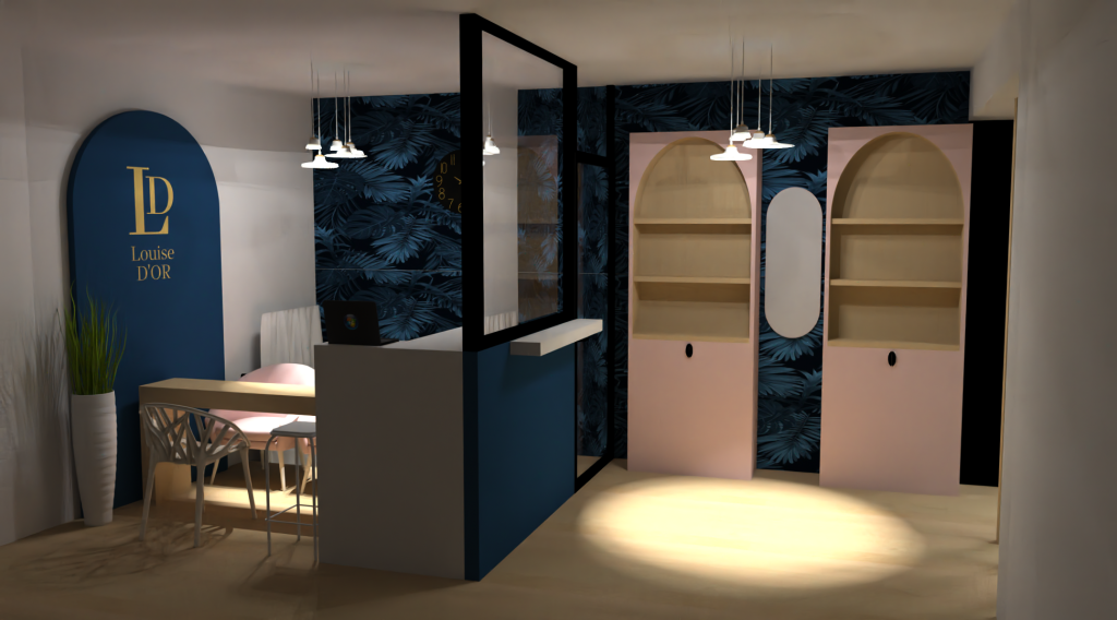 Creation esapce bijouteire- L Art 2 la Deco - Cyrielle Bieber - Decoratrice interieur Digne les Bains