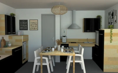 Living Lab – L&rsquo;Atelier 7.7 /  Appartement témoin à Digne les Bains