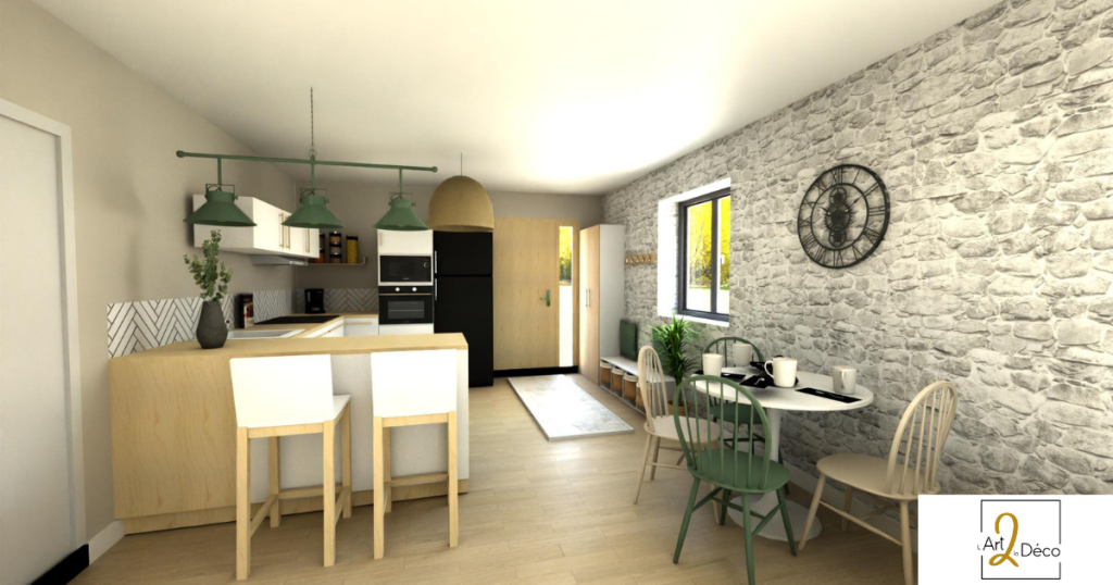 Decoration bar cloison - alpes de haute provence - L Art 2 la Deco - Decoratrice d interieur