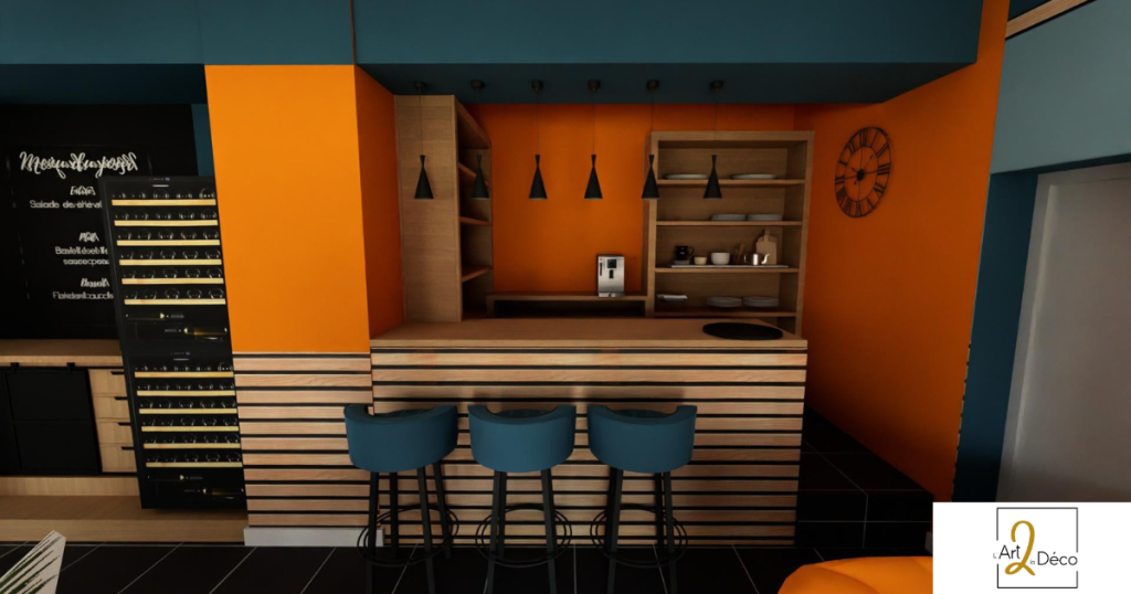 Décoration coin bar restaurant - L Art 2 la deco