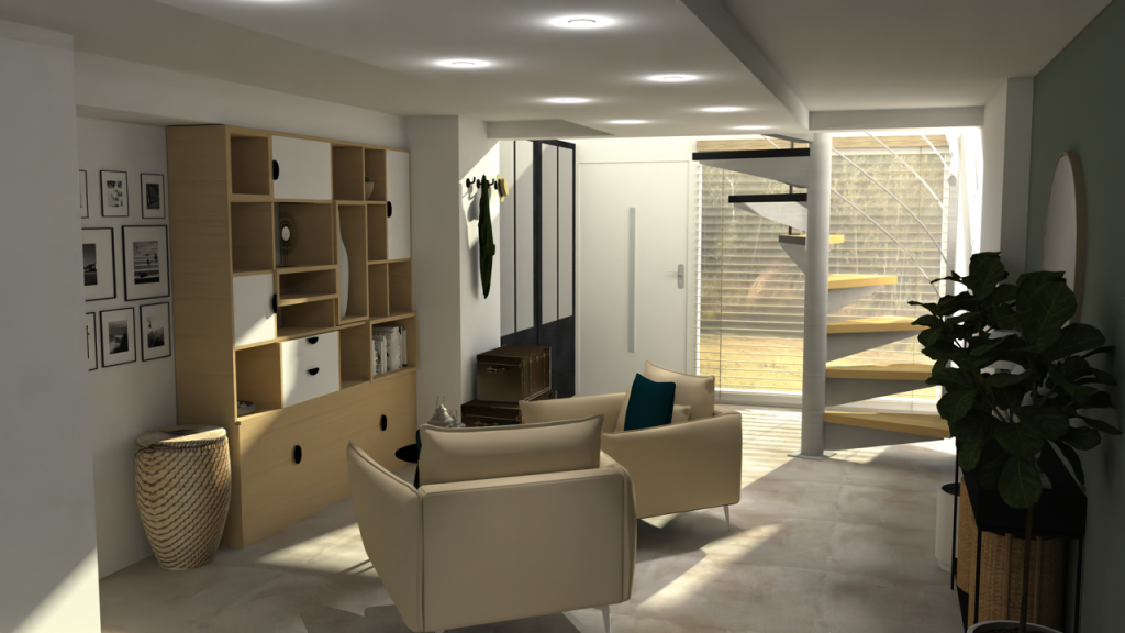 Decoration d un espace de vie de 80m2 oraison - L Art 2 la deco - Cyrielle Bieber - Decoratrice interieur