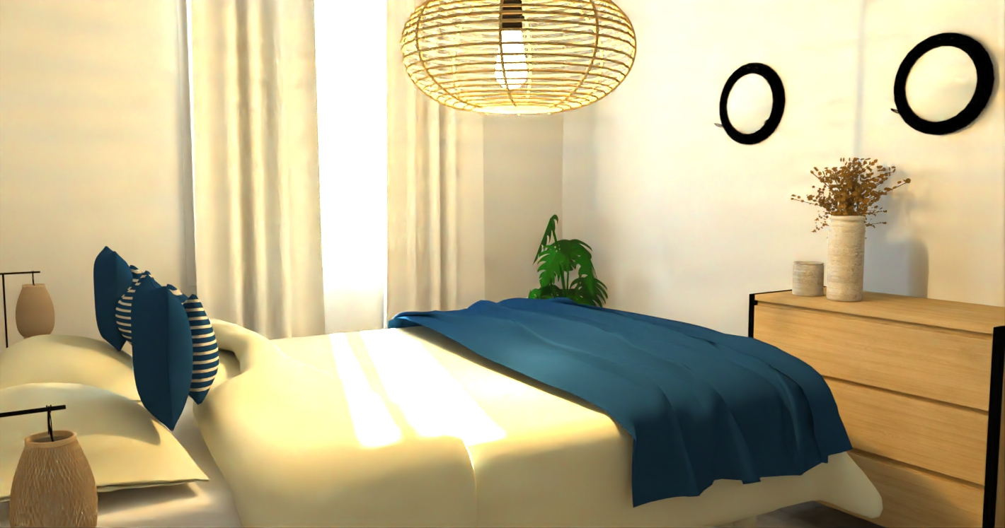 Decoration espace nuit sutio meuble - L'Art 2 la deco - Cyrielle Bieber - decoratrice interieur digne les bains