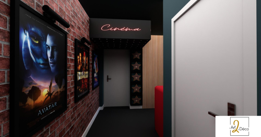 Decorer les murs d une salle de cinema - L Art la deco