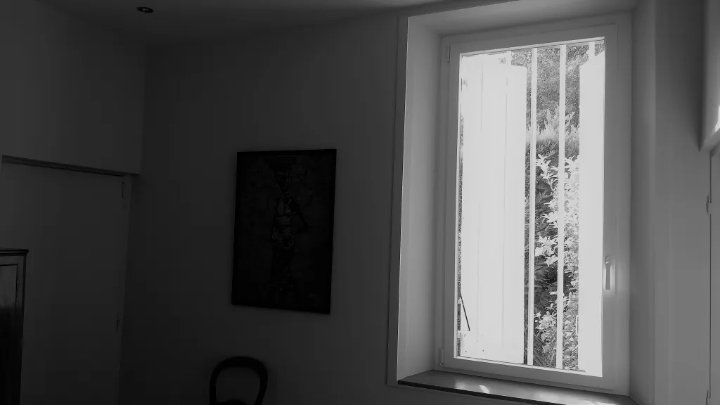 Chambre d'amis avant projet de décoration