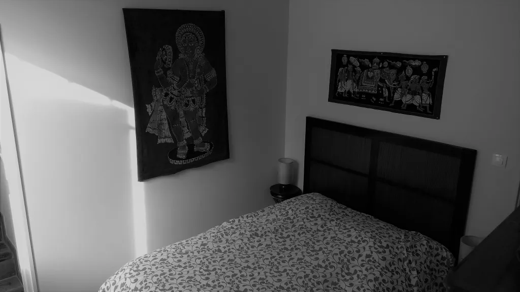 Chambre d'amis avant projet de décoration