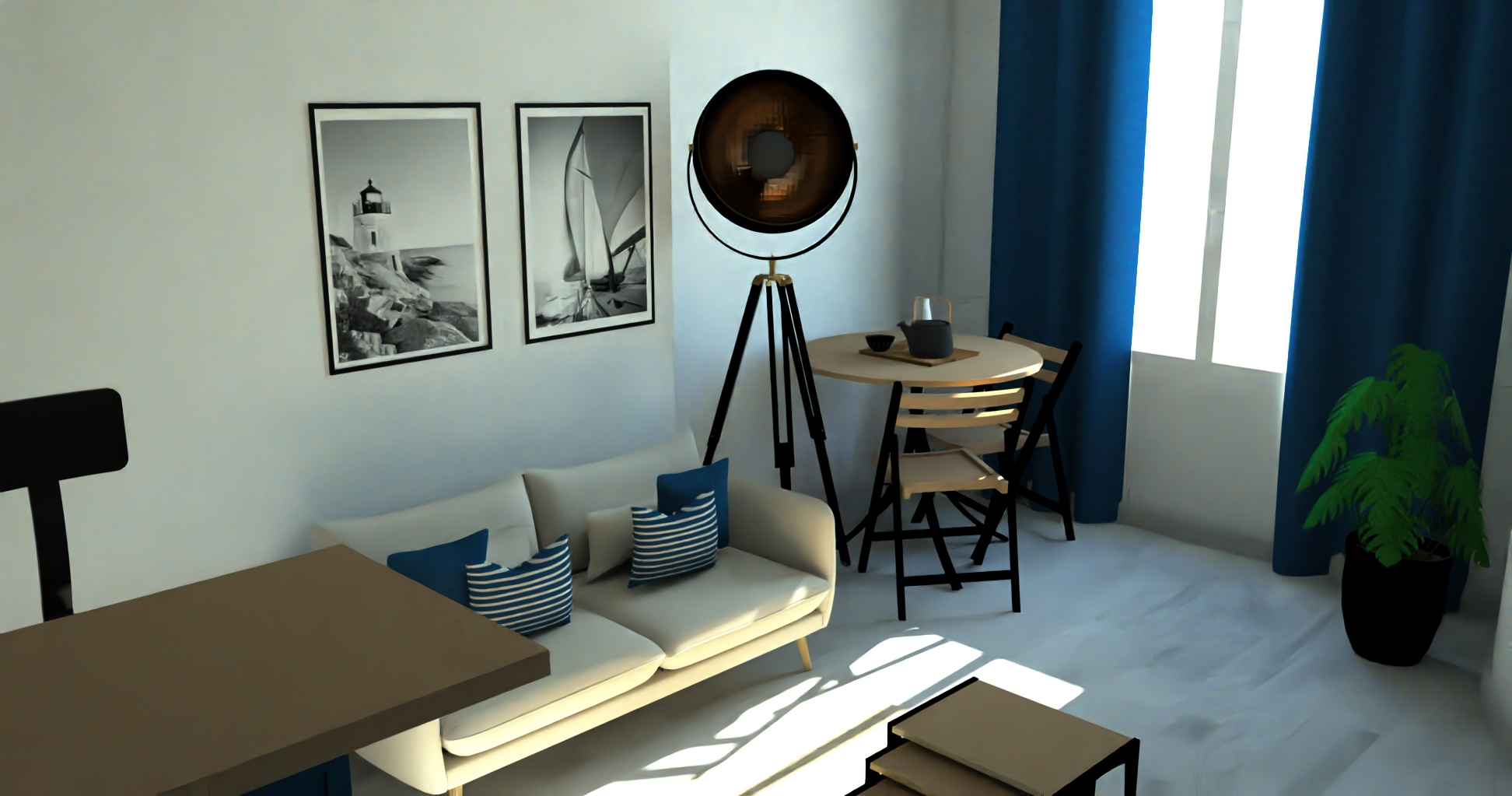 decoration salon - studio meuble -L'Art 2 la deco - Cyrielle Bieber - decoratrice interieur digne les bains -